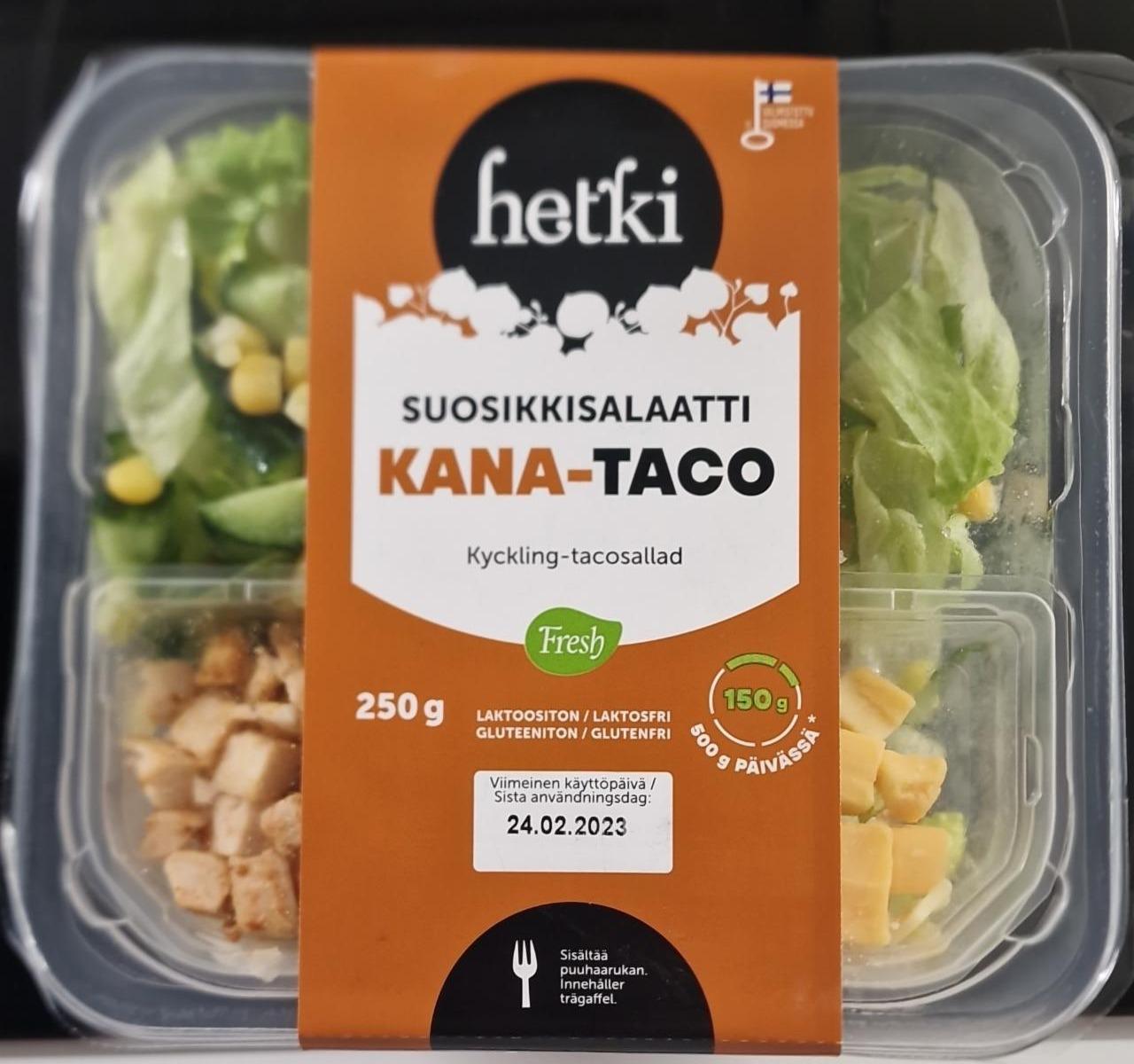 Fotografie - Fresh Suosikkisalaatti kana-taco Hetki