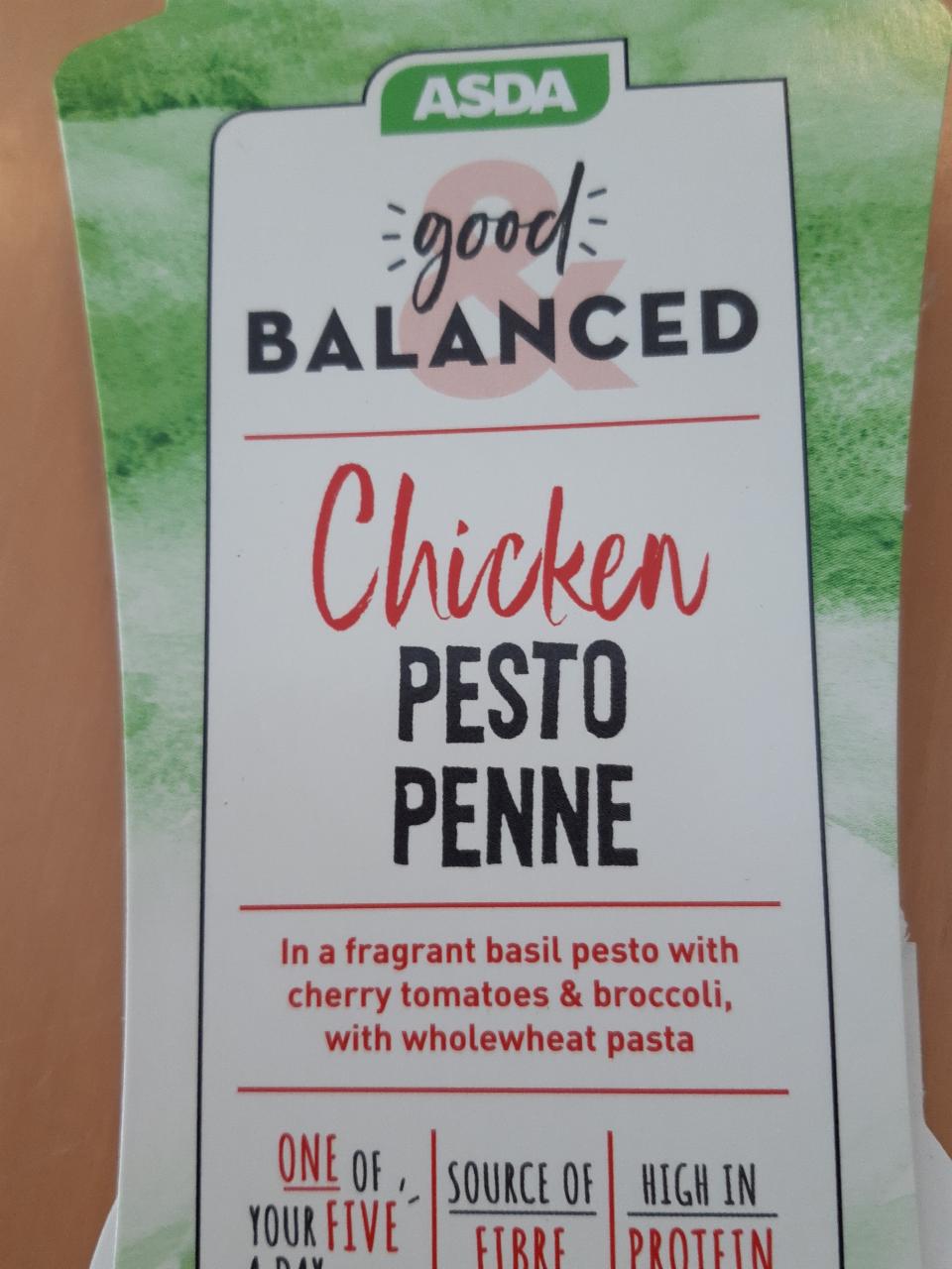 Fotografie - Asda Chicken Pesto Penne