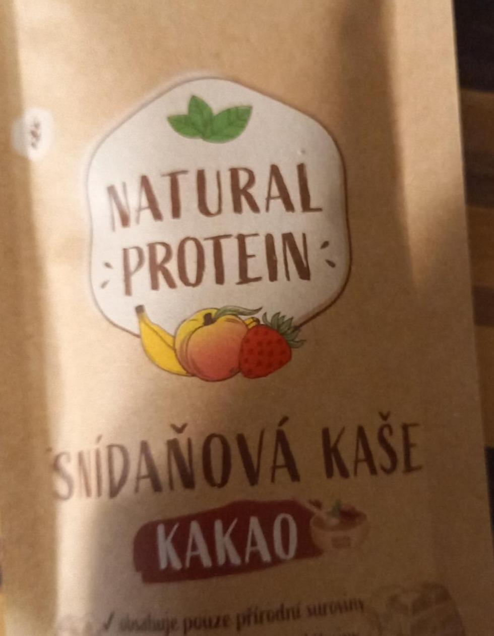 Fotografie - Snídaňová kaše kakao Natural protein