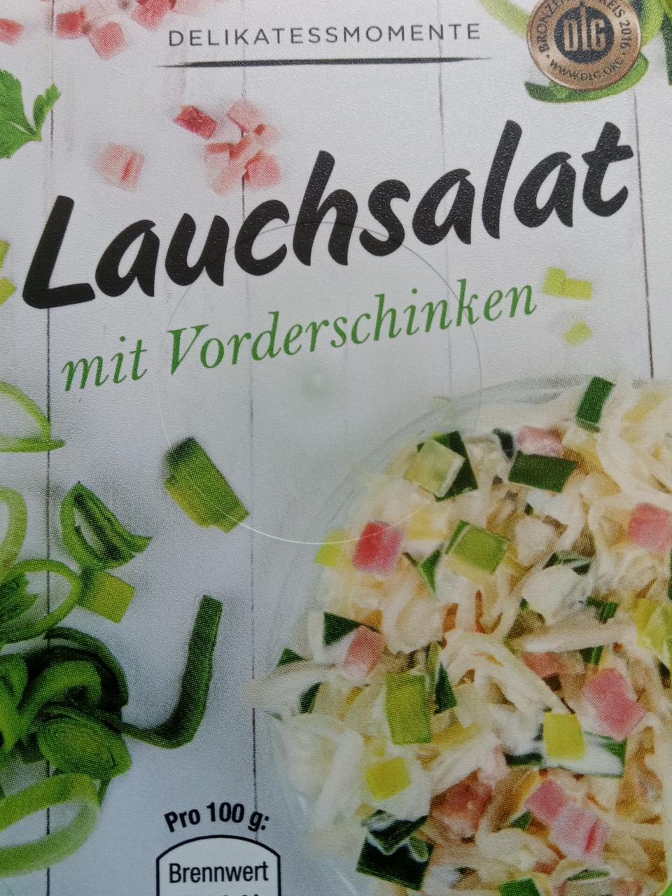 Fotografie - Lauchsalat mit Vorderschinken Fürsten Krone