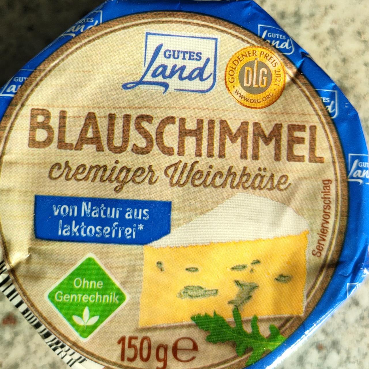 Fotografie - Blauschimmel cremiger Weichkäse Gutes Land