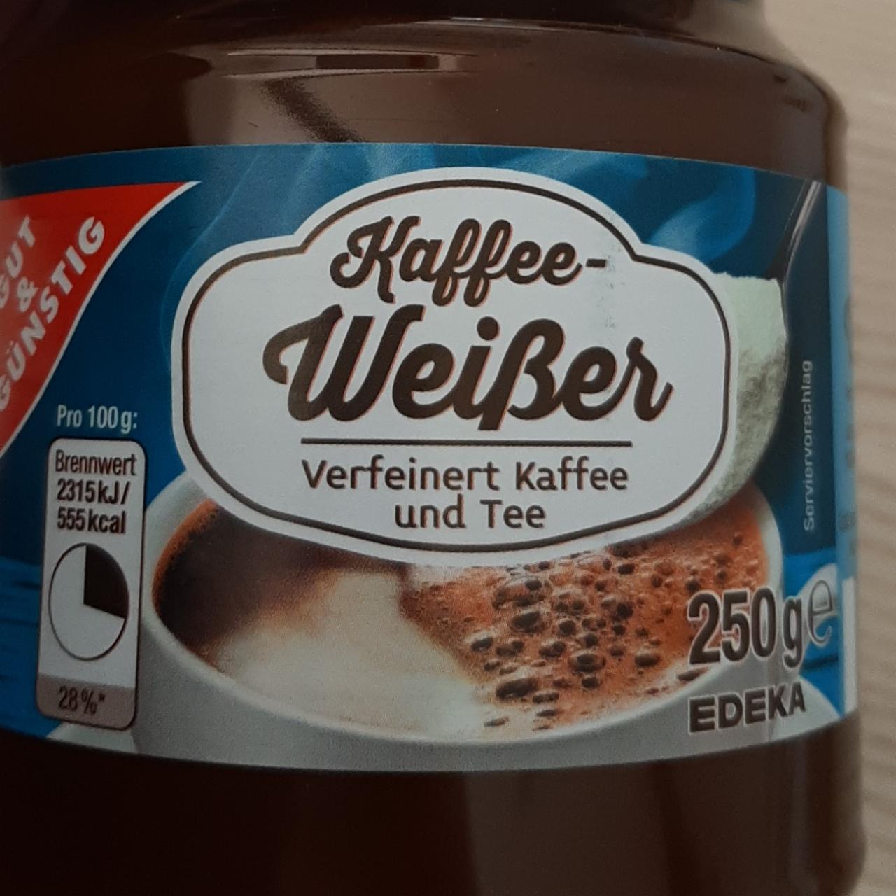 Fotografie - Kaffeeweißer Gut&Günstig