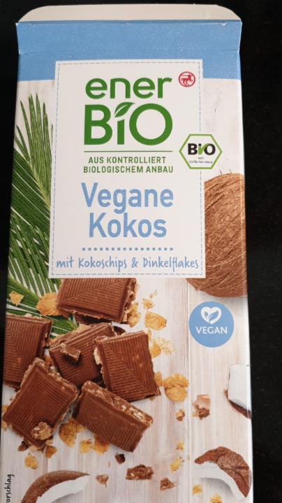 Fotografie - Vegane Kokos mit Kokoschips & Dinkelflakes EnerBio