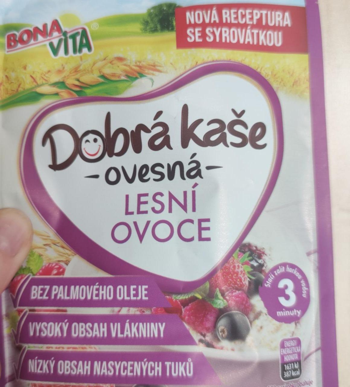 Fotografie - Dobrá kaše ovesná lesní ovoce Bonavita