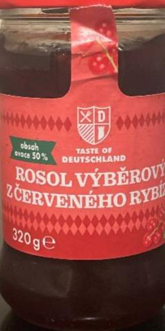 Fotografie - Rosol výběrový z červeného rybízu Taste of Deutschland