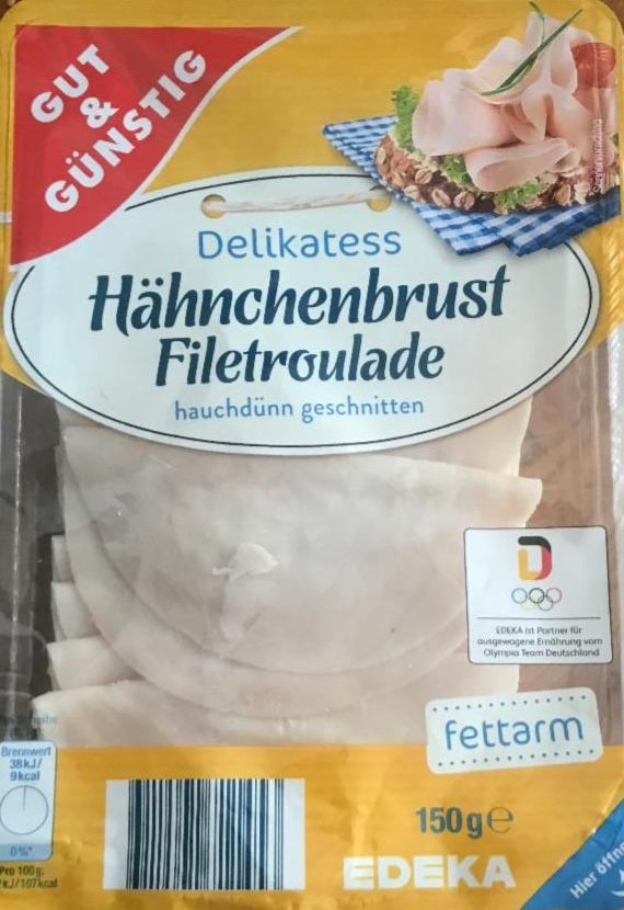 Fotografie - Hänchenbrust Filetroůade Gut&Günstig Edeka