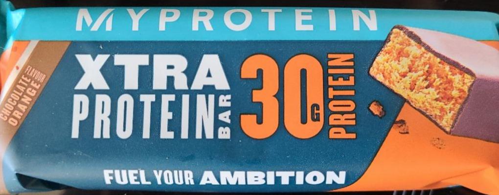 Fotografie - Xtra Protein Bar Chocolate Orange flavour Myprotein