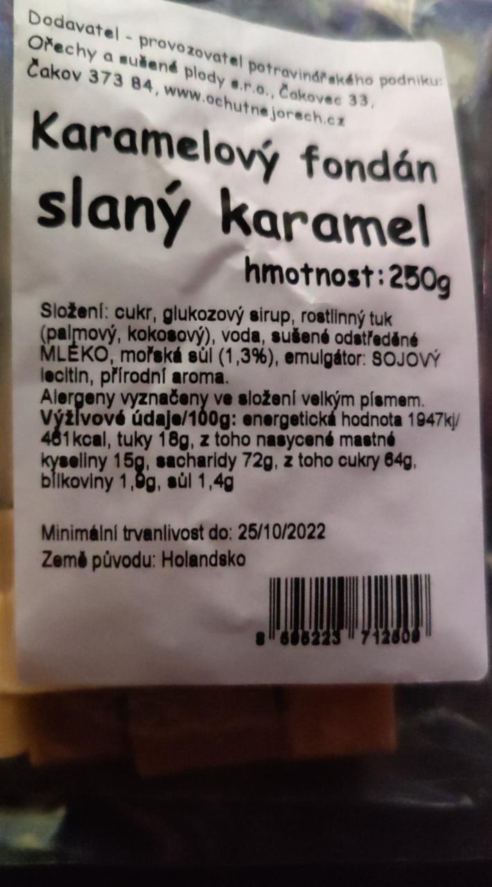 Fotografie - Karamelový fondán slaný karamel Ořechy a sušené plody