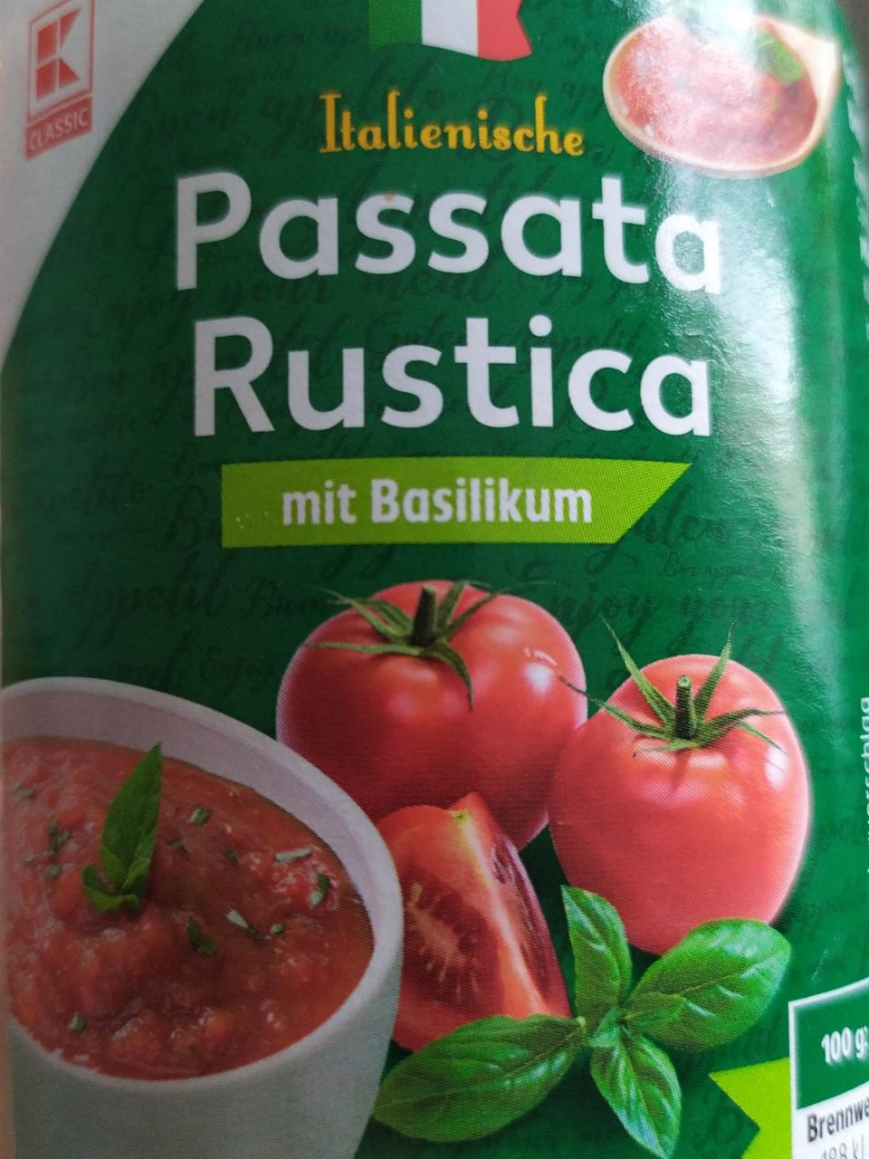 Fotografie - Passata Rustica mit Basilikum K-Classic