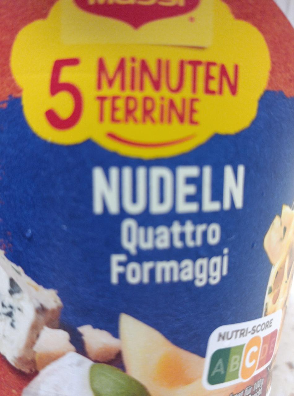 Fotografie - 5 Minuten Terrine Nudeln Quattro Formaggi Maggi