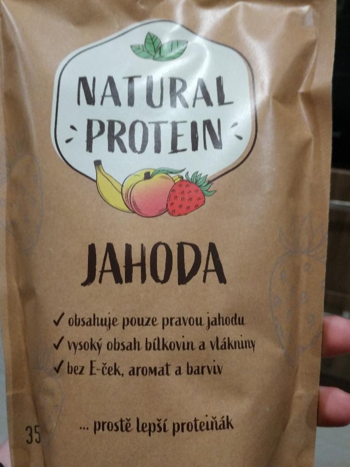 Fotografie - Nestíhám jídlo jahoda Natural protein