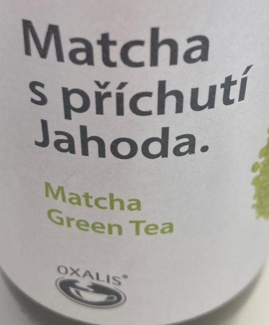 Fotografie - Matcha s příchutí jahoda Oxalis