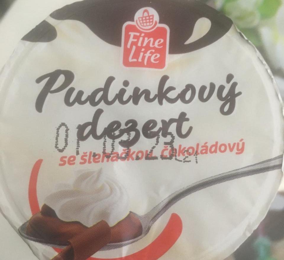 Fotografie - Pudinkový dezert se šlehačkou čokoládový Fine Life