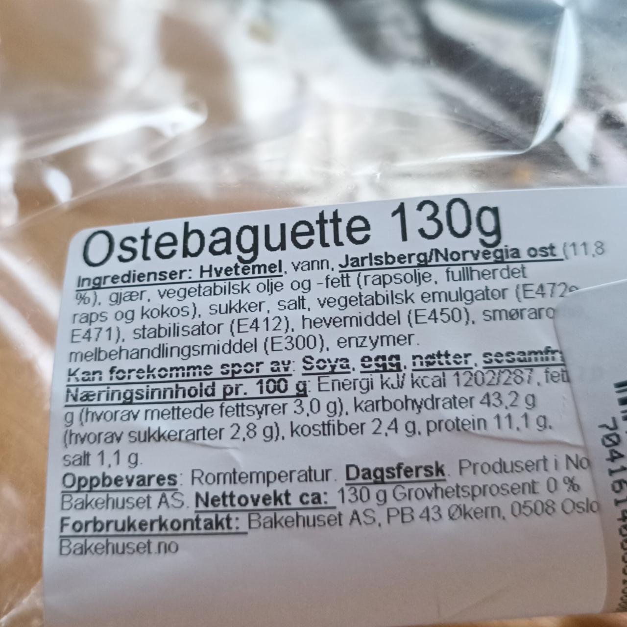 Fotografie - Ostebaguette Bakehuset