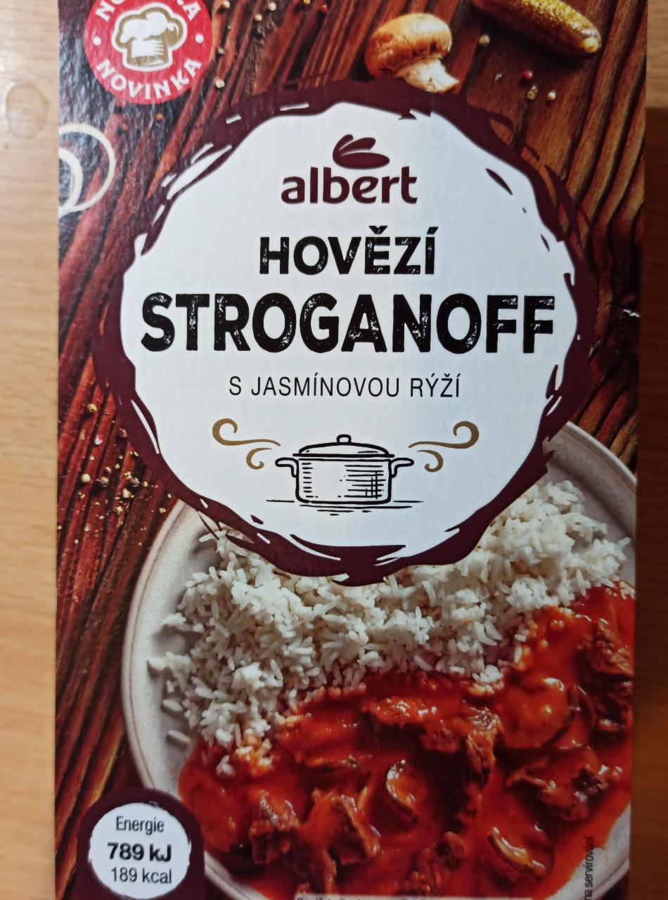 Fotografie - Hovězí Stroganoff s jasmínovou rýži Albert