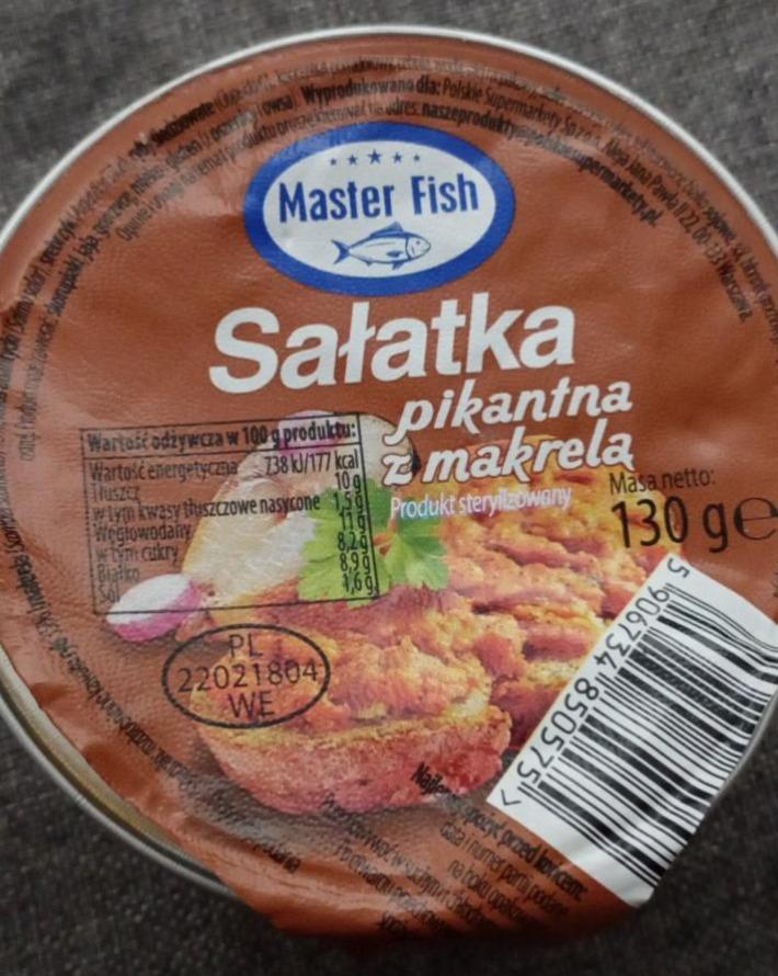 Fotografie - Sałatka Pikantna z Makrelą Master Fish