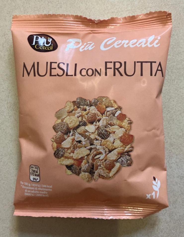 Fotografie - Muesli con frutta Più Cereali