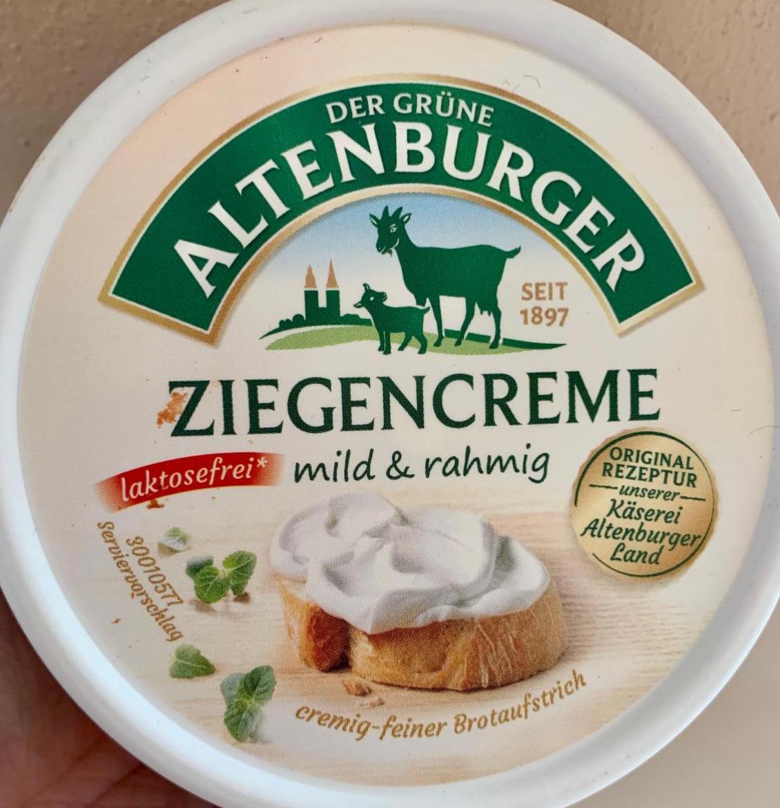 Fotografie - Ziegencreme mild & rahmig laktosefrei Der Grüne Altenburger