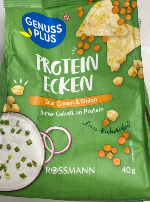 Fotografie - Protein ecken sour cream & onion Genuss plus