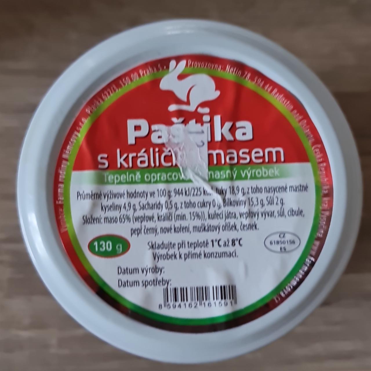 Fotografie - Paštika s králičím masem Farma rodiny Němcovy