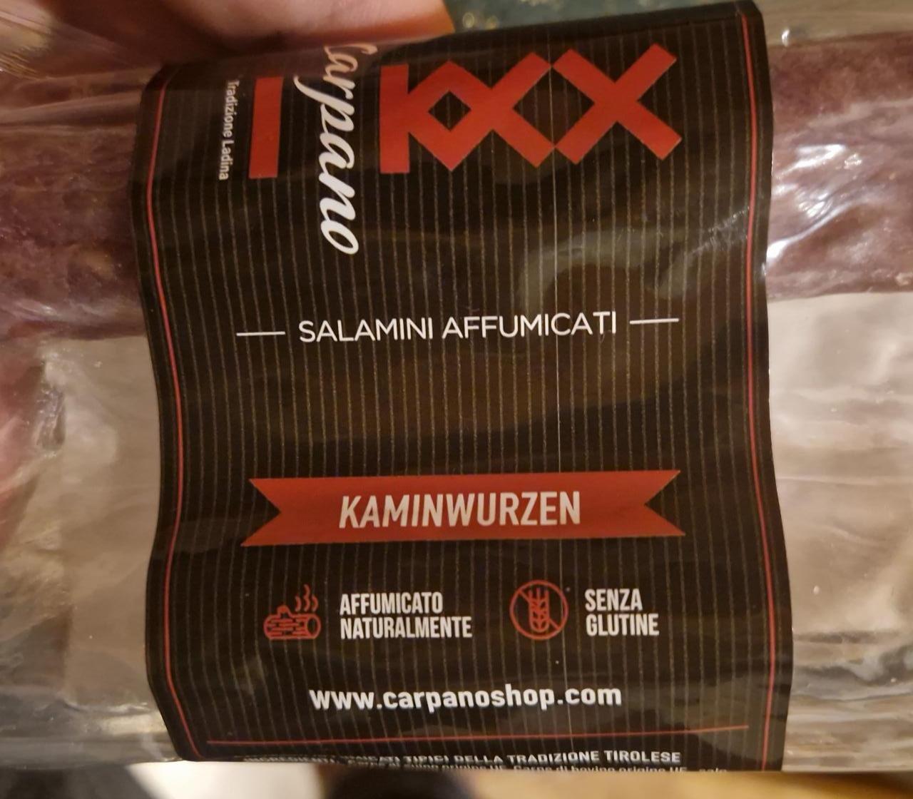 Fotografie - Kaminwurzen Carpano KXX