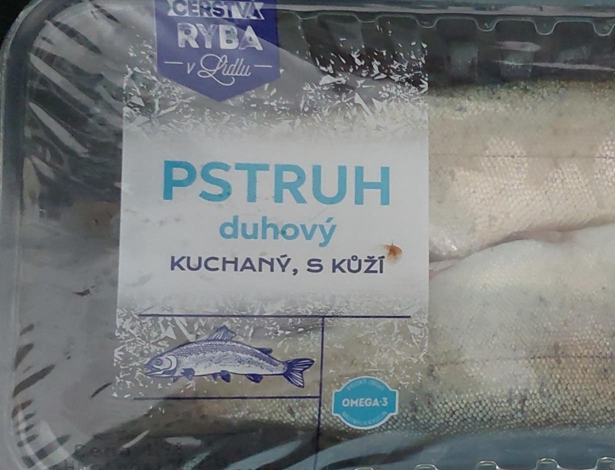 Fotografie - Pstruh duhový kuchaný, s kůží Lidl