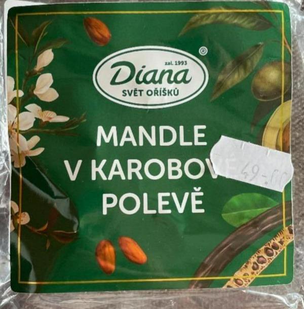 Fotografie - mandle v karobové polevě Diana Svět oříšků