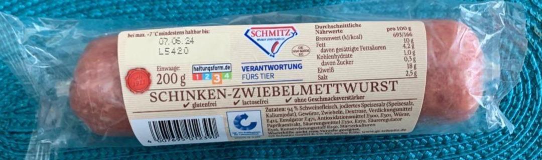 Fotografie - Schinken-Zwiebelmettwurst Schmitz