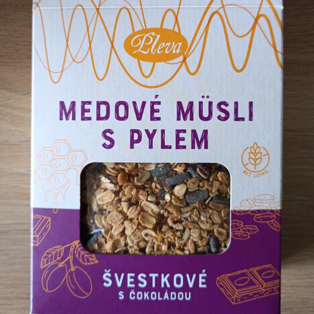 Fotografie - Medové müsli s pylem švestkové s čokoládou Pleva