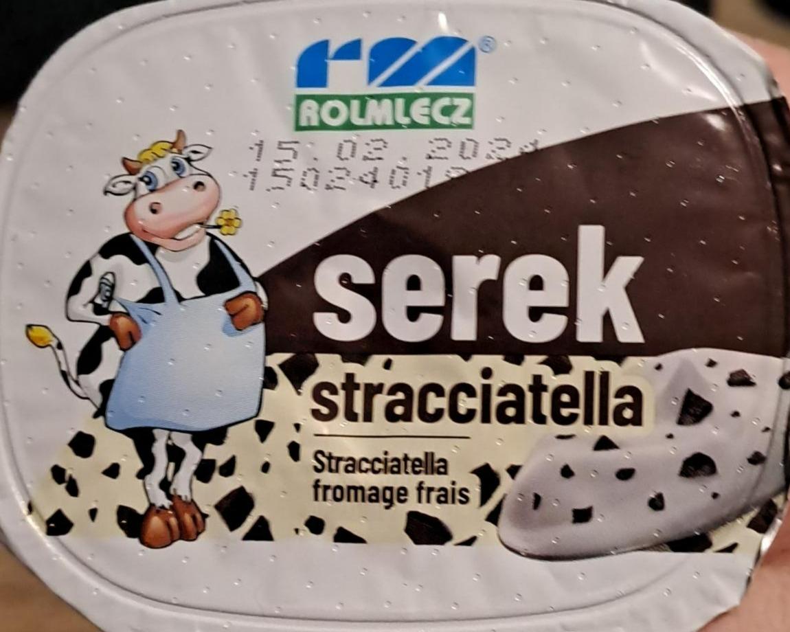 Fotografie - Serek stracciatella Rolmlecz