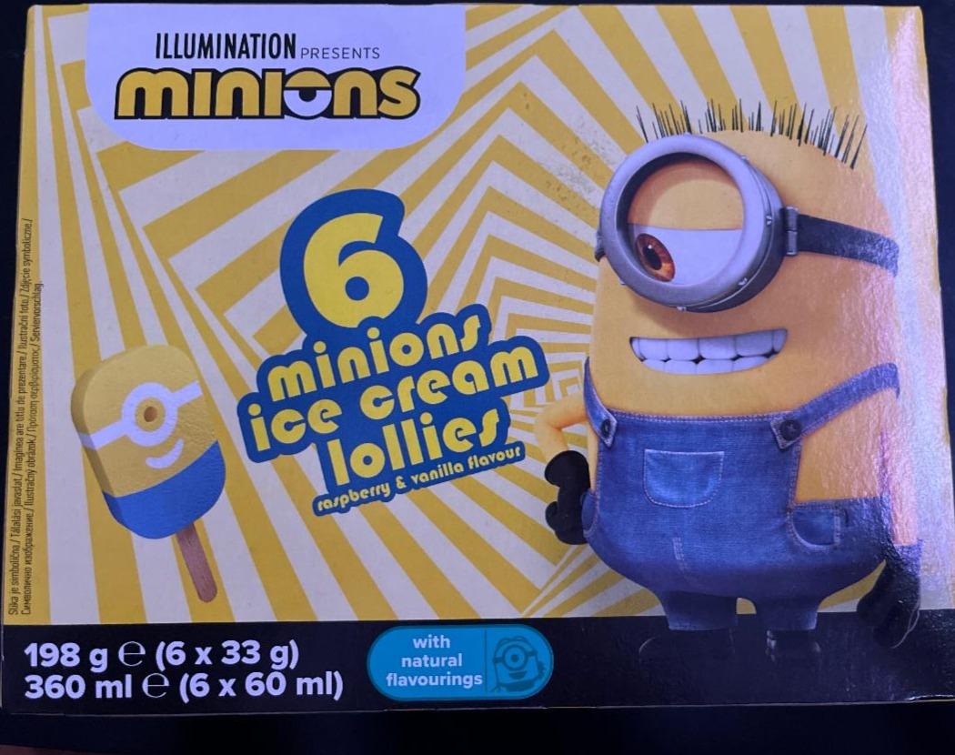 Fotografie - 6 minions ice cream lollies Minions