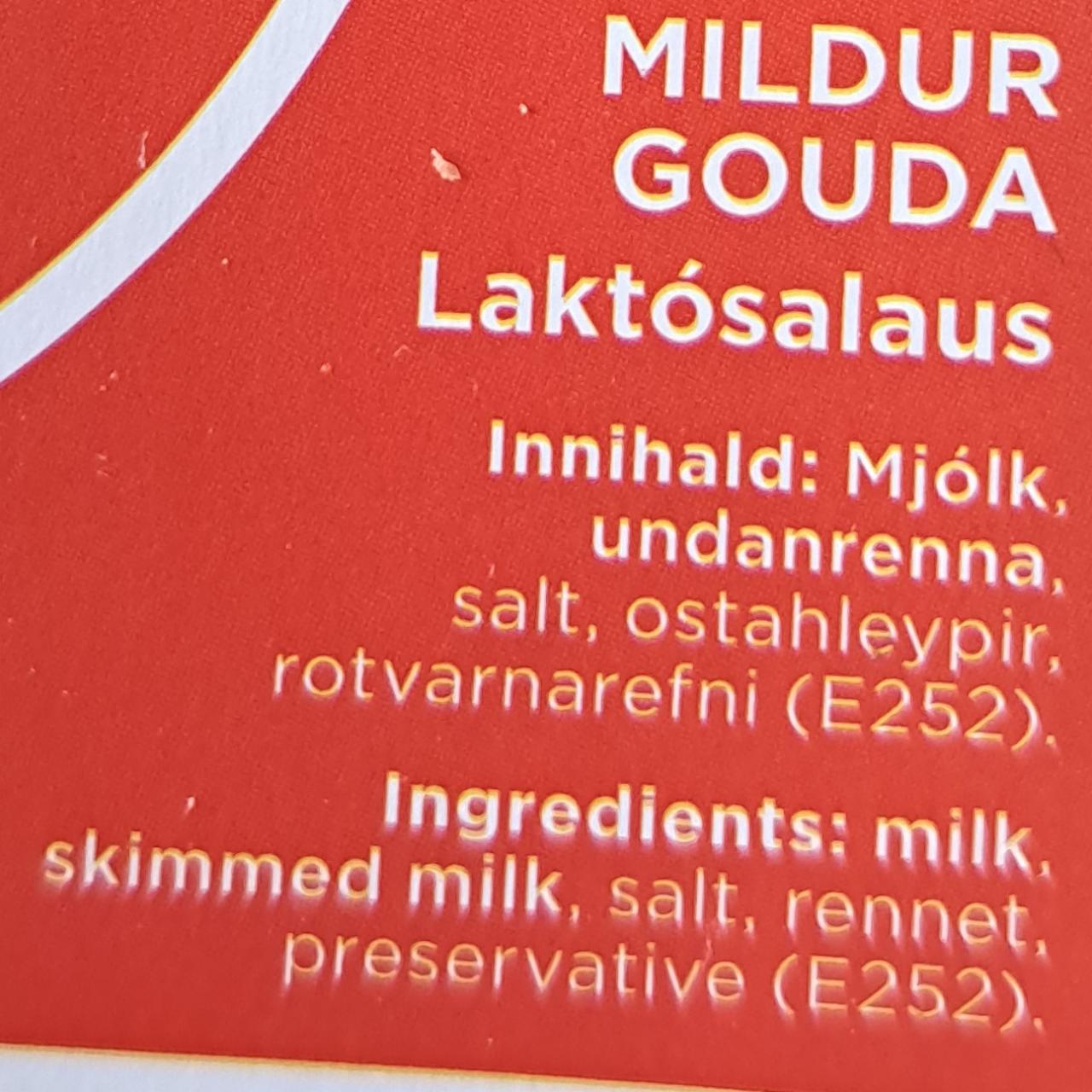 Fotografie - Mildur Gouda Laktósalaus 26% Góðostur