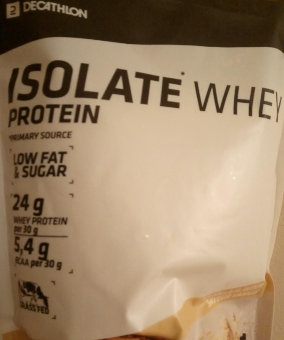 Fotografie - Isolate Whey Protein vanilka Decathlon