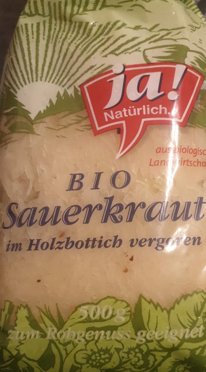 Fotografie - Bio Sauerkraut Ja! Natürlich.