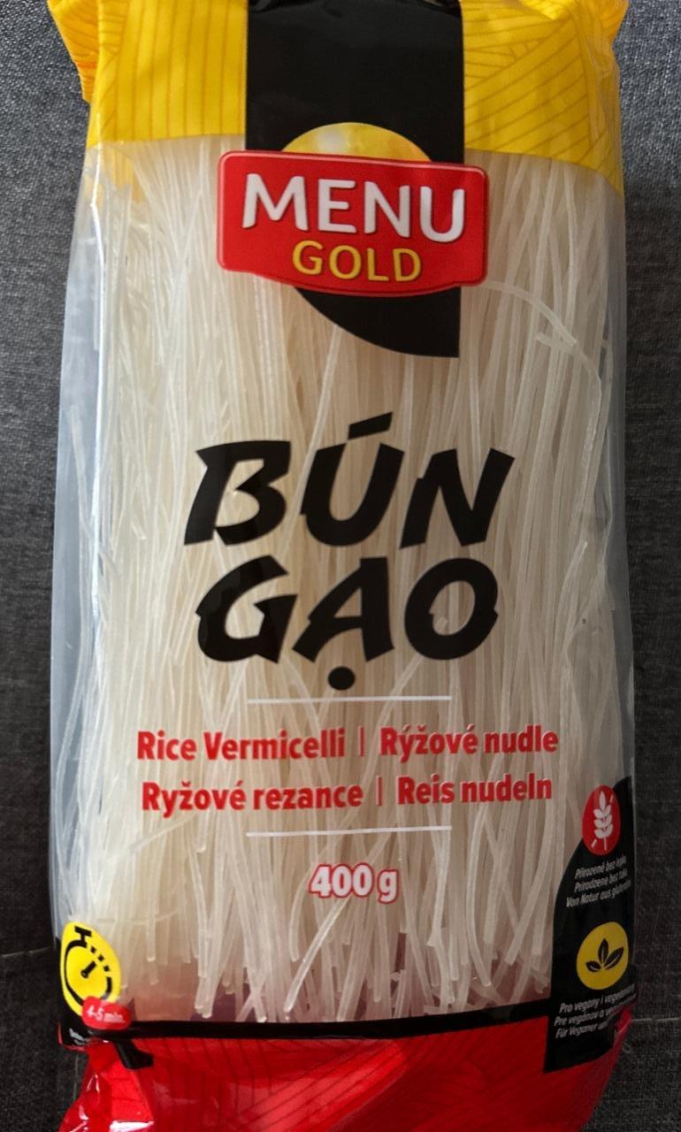 Fotografie - Bun Gao Rýžové nudle Menu Gold