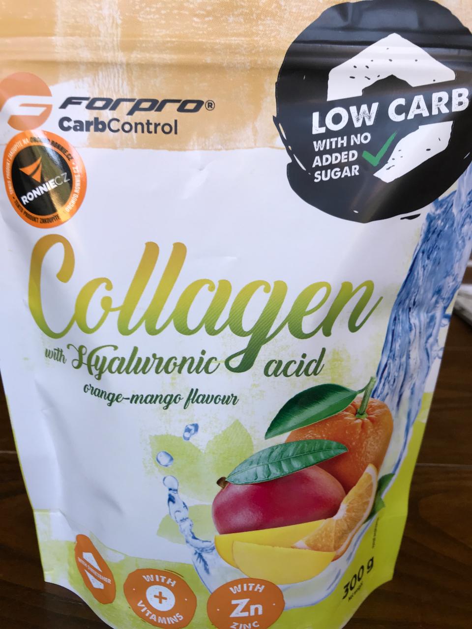 Fotografie - Collagen with hyaluronic acid orange-mango flavour Forpro