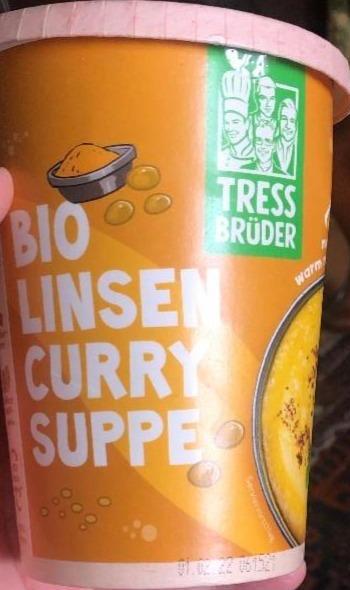 Fotografie - Bio Linsen Curry Suppe Tress Brüder