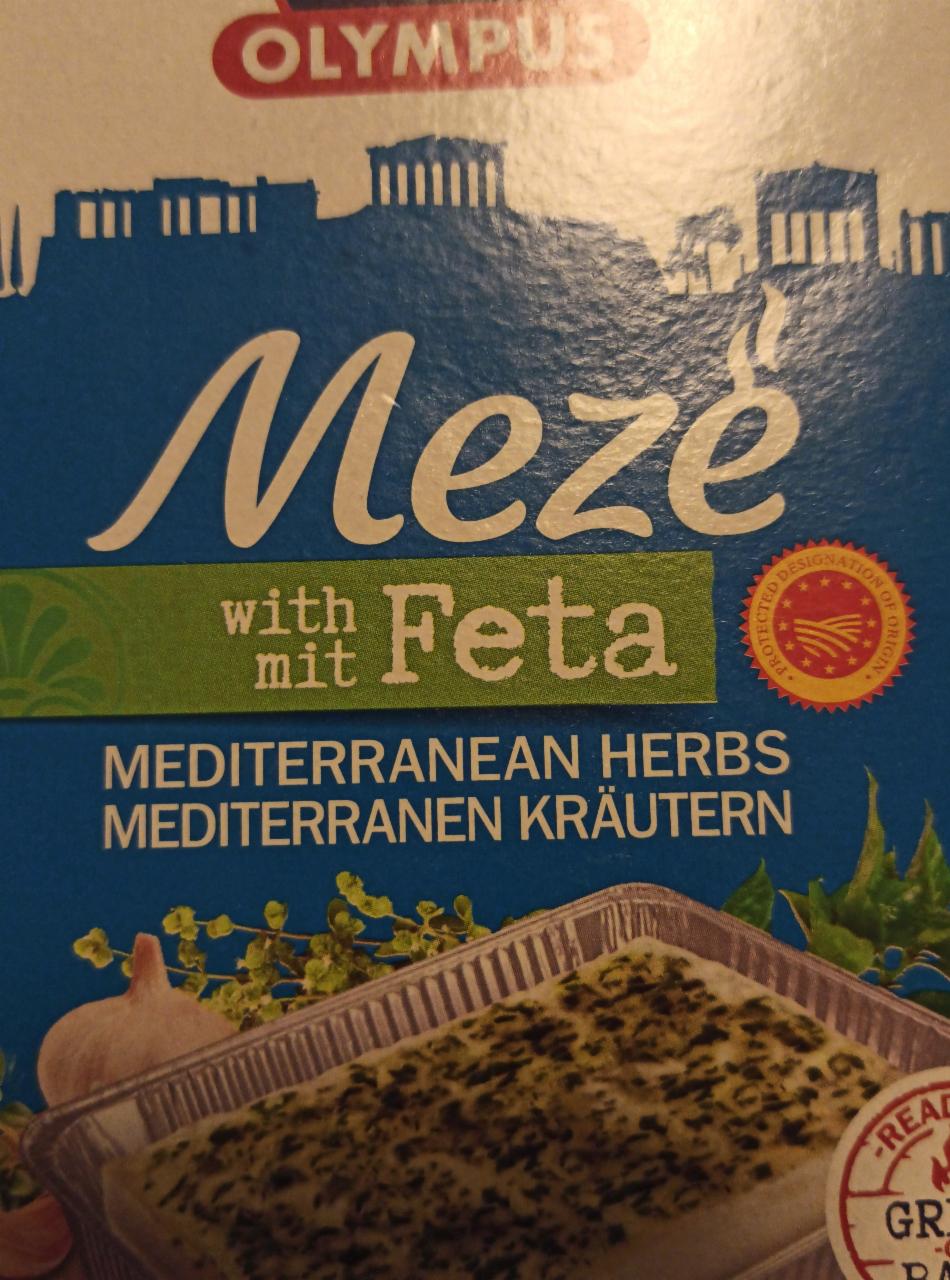 Fotografie - Meze mit Feta und mediterranen Kräutern Olympus