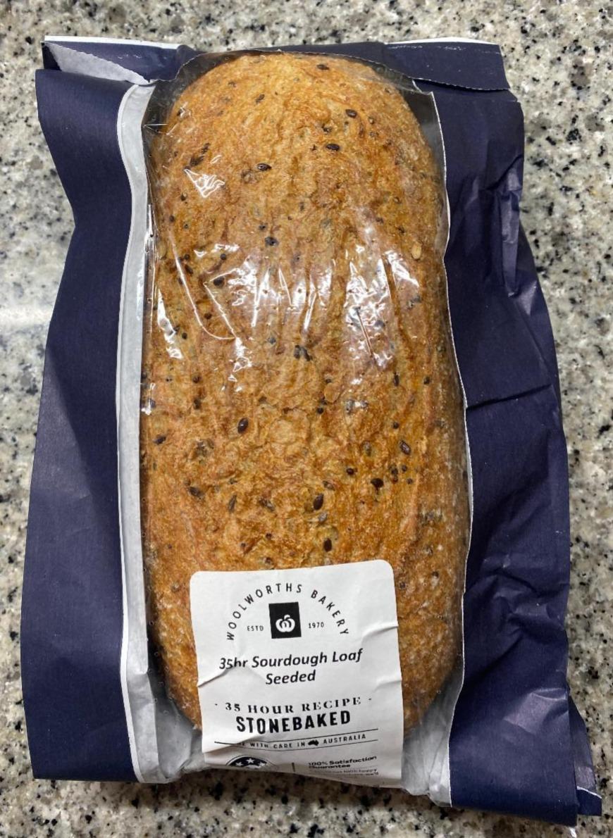 Fotografie - 35hr Sourdough Loaf Seeded Woolworths Bakery