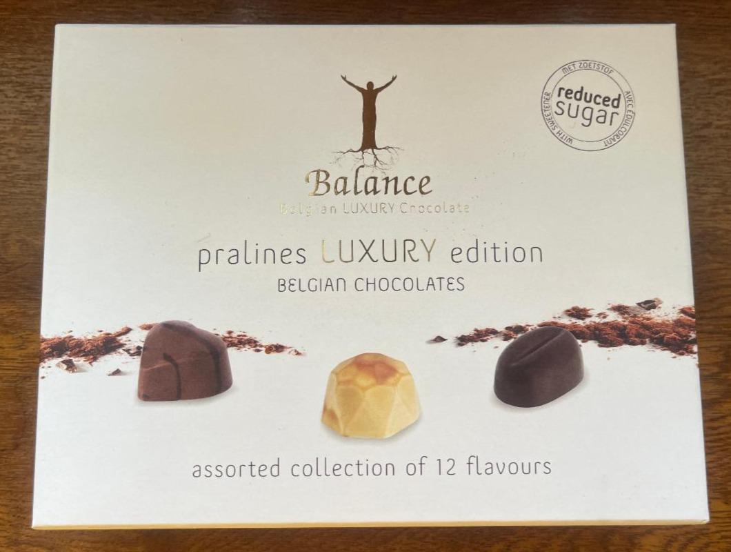 Fotografie - Belgian LUXURY Chocolate reduced sugar Balance