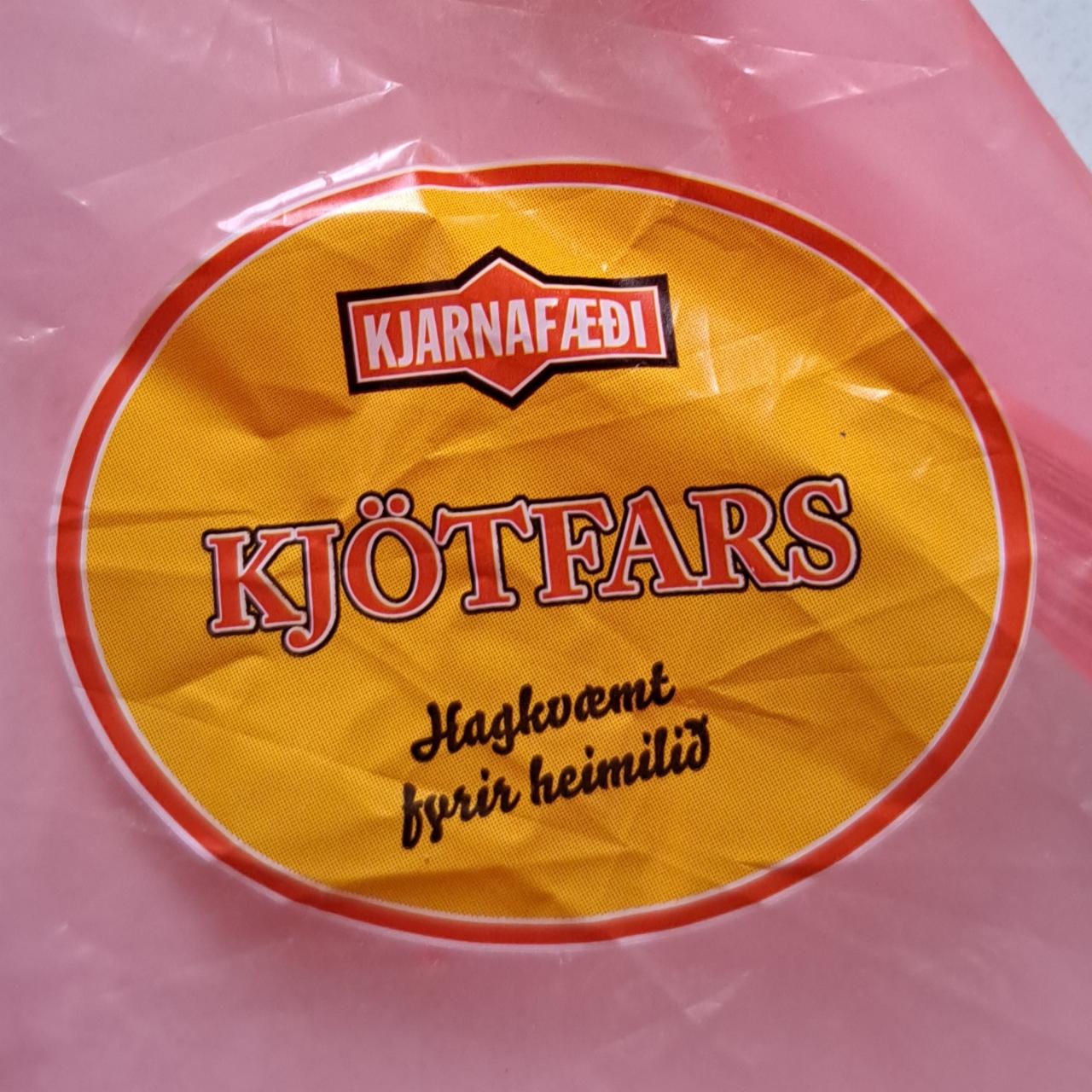 Fotografie - Kjötfars Kjarnafæði