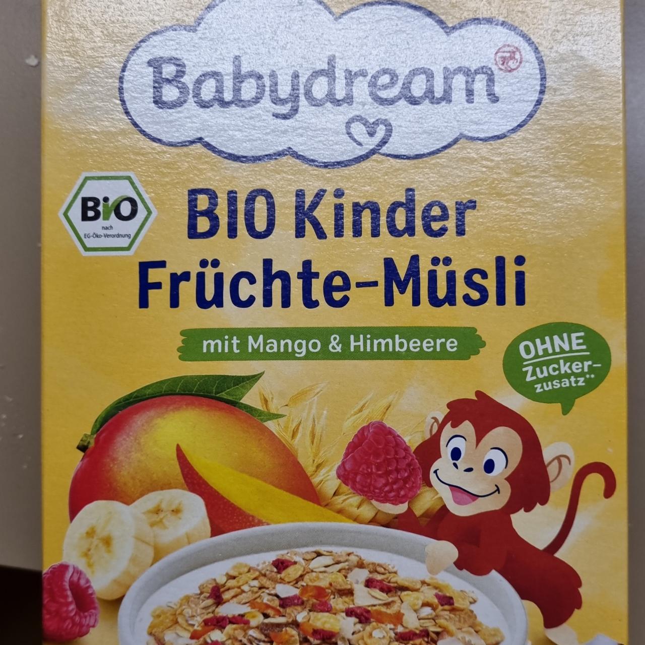 Fotografie - Bio Kinder Früchte-Müsli mit mango & himbeere Babydream