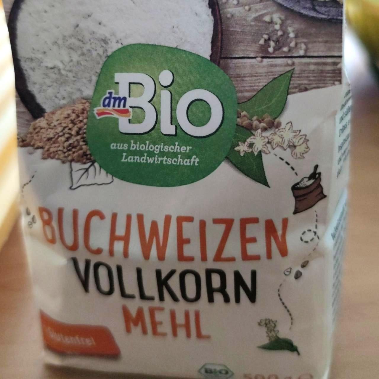 Fotografie - Buchweizen vollkorn mehl (celozrnná pohanková mouka) dmBio