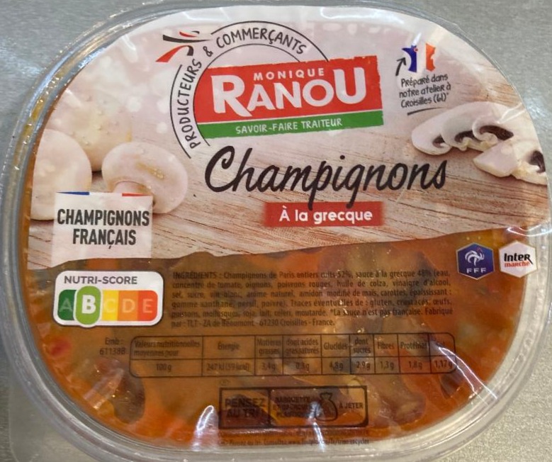 Fotografie - Champignons à la grecque Monique Ranou