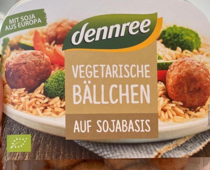 Fotografie - Vegetarische bällchen auf sojabasis Dennree