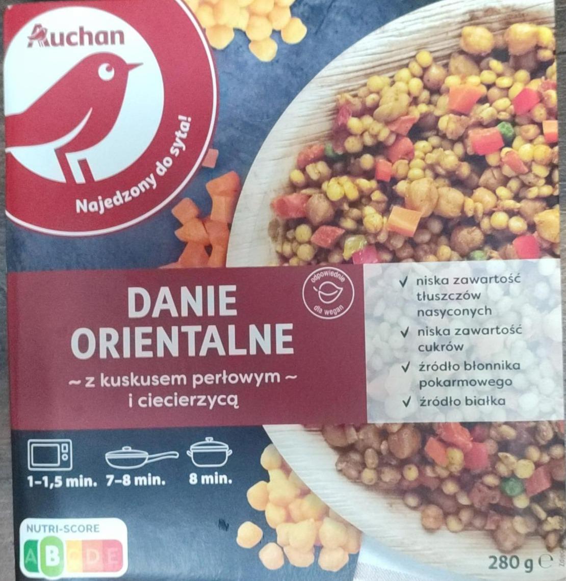 Fotografie - Danie Orientalne z kuskusem perłowym i ciecierzycą Auchan