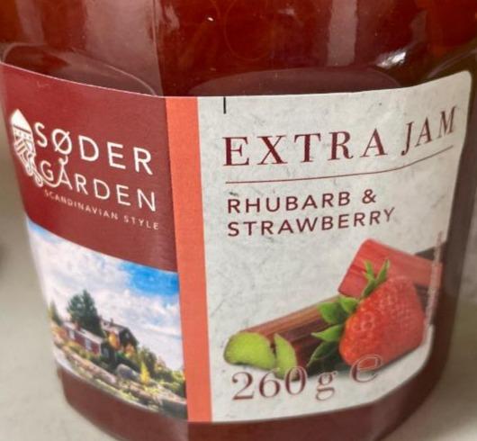 Fotografie - Extra Jam Rhubarb & Strawberry Sødergården