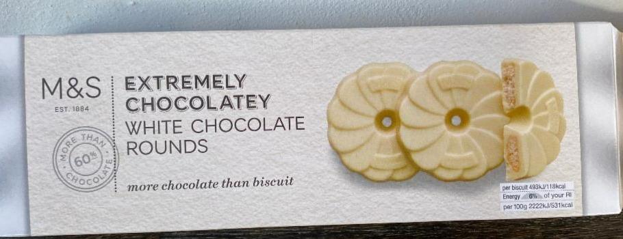 Fotografie - Extremly Chocolatey white chocolate rounds M&S