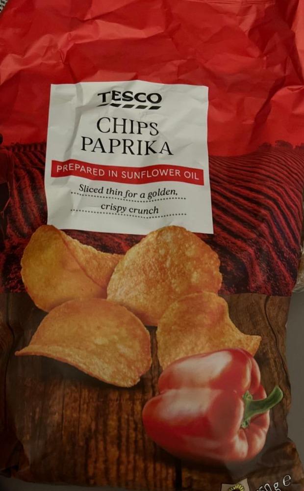 Fotografie - Chips Paprika Tesco