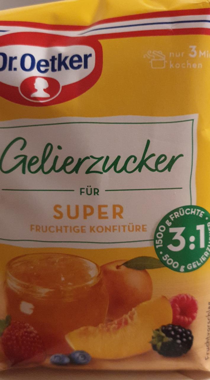 Fotografie - Gelierzucker 3:1/ Želírovací cukr 3:1 Dr.Oetker